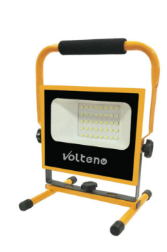 NAŚWIETLACZ LED 20W 6000K IP65 ŻÓŁTO-CZARNY VO0580 VOLTENO