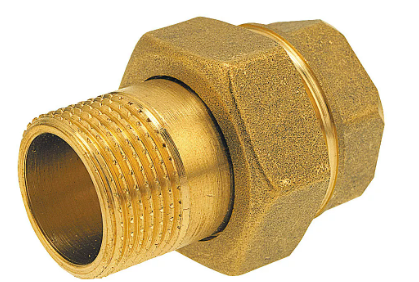 ŚRUBUNEK 1/2" PROSTY Z ORINGIEM MOSIĘŻNY SGU2 FERRO