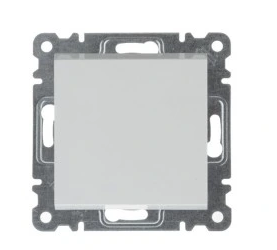 ŁĄCZNIK KRZYŻOWY POJEDYNCZY LUMINA BEZ RAMKI BIAŁY WL0030 HAGER