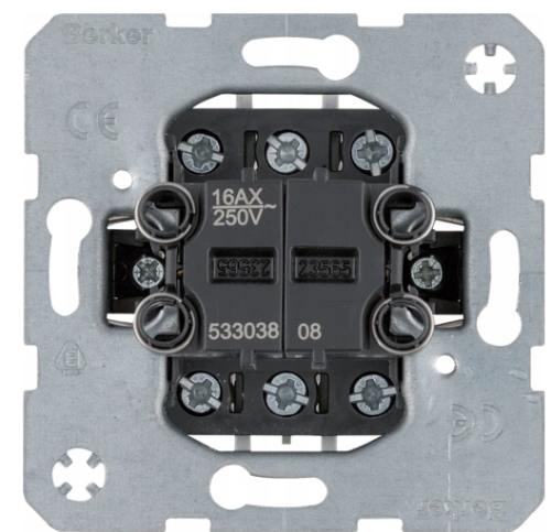MECHANIZM ŁĄCZNIKA SCHODOWEGO PODWÓJNEGO ONE.PLATFORM UNIWERSALNY 53303808 HAGER