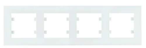 RAMKA 4-KROTNA LUMINA INTENSE POZIOMA BIAŁY WL5740 HAGER