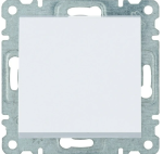 ŁĄCZNIK ZWIERNY POJEDYNCZY LUMINA BEZ RAMKI BIAŁY WL0110 HAGER