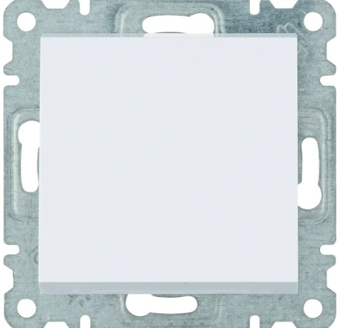 ŁĄCZNIK ZWIERNY POJEDYNCZY LUMINA BEZ RAMKI BIAŁY WL0110 HAGER