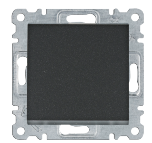 ŁĄCZNIK SCHODOWY POJEDYNCZY LUMINA BEZ RAMKI CZARNY WL0023 HAGER