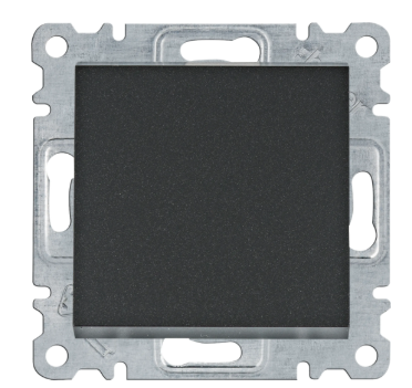 ŁĄCZNIK SCHODOWY POJEDYNCZY LUMINA BEZ RAMKI CZARNY WL0023 HAGER