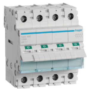 ROZŁĄCZNIK MODUŁOWY 4P 100A SBN490 HAGER