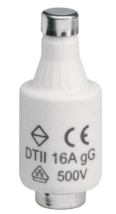 WKŁADKA BEZPIECZNIKOWA DTII/E27 WYKONANIE ZWŁOCZNE gG (Bi-Wtz) 16A 500VAC LE2716 HAGER