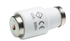 WKŁADKA BEZPIECZNIKOWA DIII/E33 WYKONANIE SZYBKIE F (Bi-Wts) 63A 500VAC LE33F63 HAGER