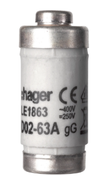 WKŁADKA TOPIKOWA D02 gG 63A 400VAC LE1863 HAGER