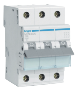 WYŁĄCZNIK NADPRĄDOWY MCB 3P B20A MBN320E HAGER