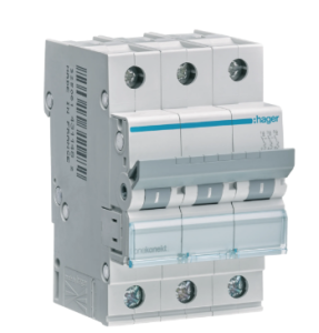 WYŁĄCZNIK NADPRĄDOWY MCB 3P C16A MCN316E HAGER
