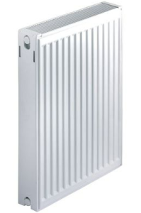 GRZEJNIK PŁYTOWY V22 600x600mm 1070W ZASILANIE DOLNE BIAŁY V226000600 FERRO