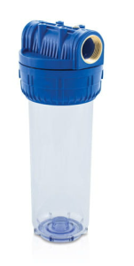 KORPUS NARUROWY DO FILTRA 10" Z PRZYŁĄCZAMI 3/4" WF10-34 KLARWOD