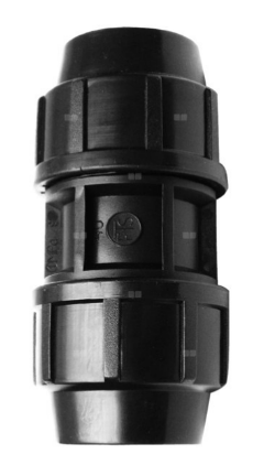 ZŁĄCZKA 40 SKRĘCANA DO RUR PE PN16 CZARNY 441440 MAGNAPLAST