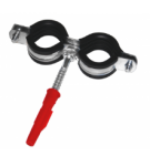 UCHWYT STALOWY DO RUR PODWÓJNY Z USZCZELKĄ USZ II U 10 3/8" 1031226010 GORGIEL