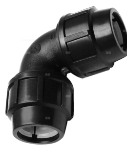KOLANO 32/90° SKRĘCANE DO RUR PE PN16 446320 MAGNAPLAST