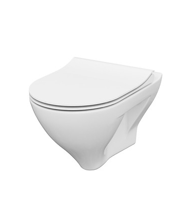 MISKA WC WISZĄCA MILLE CLEAN ON Z DESKĄ SLIM DUR SET B291 S701-453 3D CERSANIT