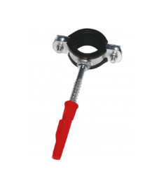 UCHWYT STALOWY DO RUR POJEDYNCZY Z USZCZELKĄ ZWYKŁY USZ_U 125 5" 1031126200 GORGIEL