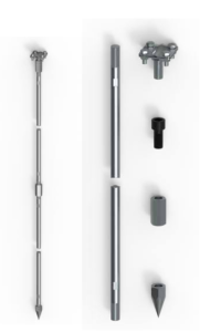 UZIOM PIONOWY KOMPLETNY 3,00mb (3x1,0m) 41.1 OCYNK 94103001 ELKO-BIS