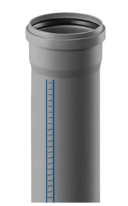 RURA KIELICHOWA 50x1,8x2000mm HTEM HT PLUS SZARY 10260 MAGNAPLAST
