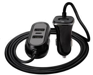 ŁADOWARKA SAMOCHODOWA 12-24V MULTICHARGE TRAADA46351 TRACER