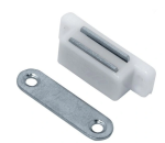 ZATRZASK MEBLOWY MAGNETYCZNY BIAŁY OMP-0401-0