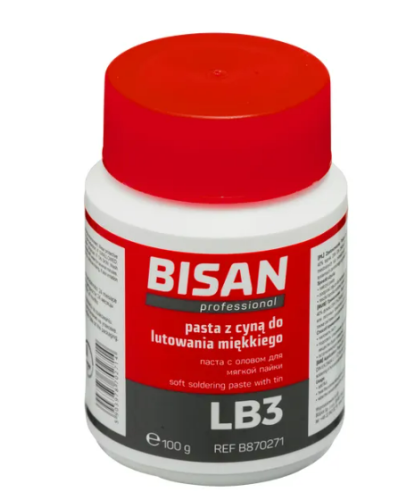 PASTA DO LUTU MIĘKKIEGO Z CYNĄ LB3 100g B870271 BISAN