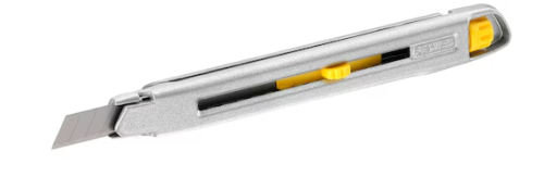 NÓŻ Z OSTRZEM ŁAMANYM 9,5mm METALOWY INTERLOCK 0-10-095 STANLEY