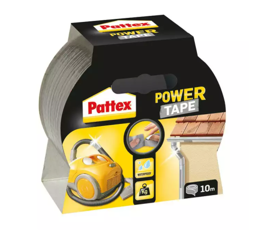 TAŚMA PATTEX POWER TAPE SREBRNA 48mm/10mb HENKEL