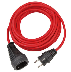 PRZEDŁUŻACZ STANDARD 1x230V 5mb CZERWONY 1167454 BRENNENSTUHL