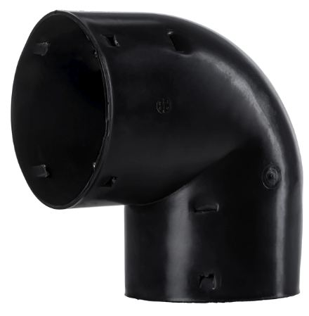 KOLANKO 100/90° DRB CZARNY 30430 MAGNAPLAST