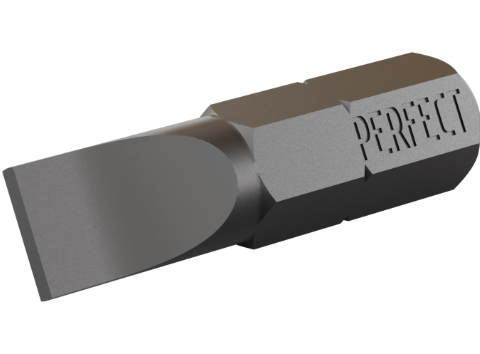 KOŃCÓWKA PŁ 0,6x4,5x25 DO WKRĘT. "PERFEC STALCO