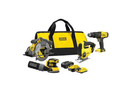 ZESTAW ELEKTRONARZĘDZI kpl.4szt SFMCK412MDS-QW STANLEY