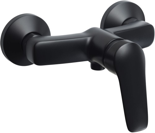 BATERIA PRYSZNICOWA ŚCIENNA 1-UCHWYTOWA NEO BORO NERO CZARNY BMO_N40M DEANTE