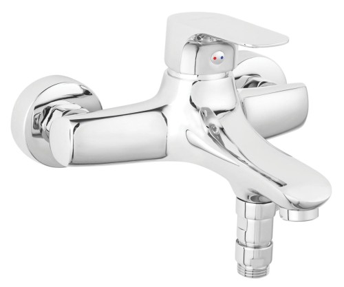 BATERIA WANNOWO-PRYSZNICOWA ŚCIENNA 1-UCHWYTOWA TIGA VERDELINE CHROM BTG1VL FERRO