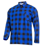 KOSZULA FLANELA 2XL niebieski PRO