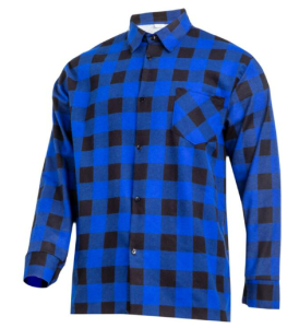 KOSZULA FLANELA 2XL niebieski PRO