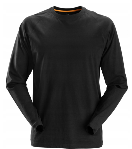 KOSZULKA ROBOCZA T-SHIRT DŁUGI RĘKAW rozm.2XL CZARNY SNICKERS 24100400008 HULTAFORS