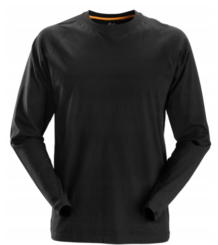 KOSZULKA ROBOCZA T-SHIRT DŁUGI RĘKAW rozm.2XL CZARNY SNICKERS 24100400008 HULTAFORS