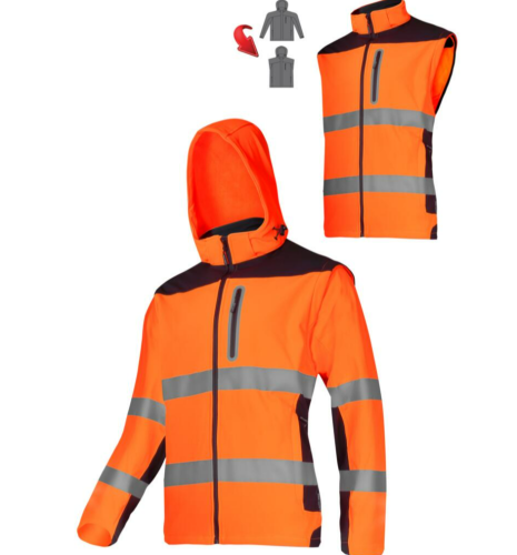 KURTKA SOFTSH 2XL OSTRZ.Z ODP.RĘK.pom. PRO