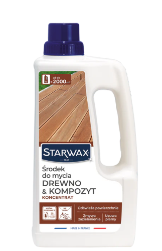 PŁYN DO MYCIA DREWNO & KOMPOZYT KONCENTRAT 1L 43772 STARWAX ALTAIR