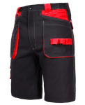 SPODENKI ROBOCZE KRÓTKIE rozm.3XL CZERWONO-CZARNE L4070406 LAHTI PRO PROFIX