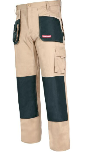 SPODNIE ROBOCZE DO PASA 270g rozm.3XL BEŻOWY L4050160 LAHTI PRO PROFIX