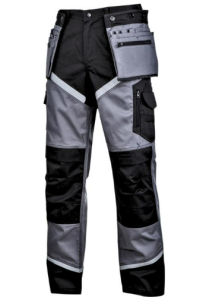 SPODNIE ROBOCZE DO PASA 270g rozm.3XL MONTERSKIE CZARNO-SZARY L4051606 LAHTI PRO PROFIX