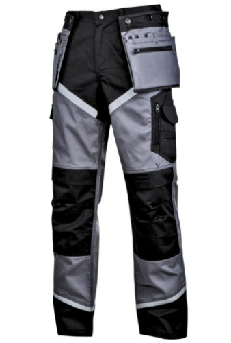 SPODNIE ROBOCZE DO PASA 270g rozm.3XL MONTERSKIE CZARNO-SZARY L4051606 LAHTI PRO PROFIX