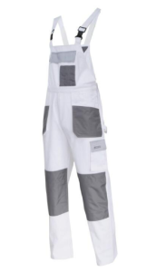 SPODNIE ROBOCZE OGRODNICZKI 240g rozm.3XL BIAŁO-SZARY L4061260 LAHTI PRO PROFIX