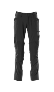 SPODNIE ROBOCZE Z KIESZENIAMI NA KOLANACH ACCELERATE - ULTIMATE STRETCH 82C56 CZARNY 18179-511-09 MASCOT