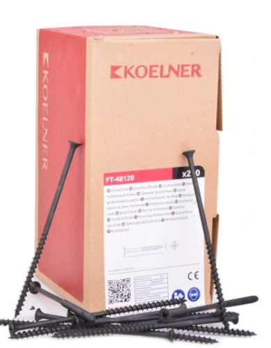 WKRĘT DO DREWNA FT 4,8x120mm opak.200szt [KOELNER] FT-48120 KOE 