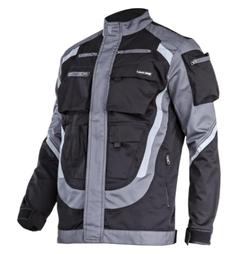 BLUZA ROBOCZA OCHRONNA 270g rozm.S CZARNO-SZARY ODBLASKI L4041401 LAHTI PRO PROFIX