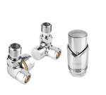 ZESTAW TERMOSTATYCZNY OSIOWY DEKORACYJNY CHROM ZTO30CR FERRO